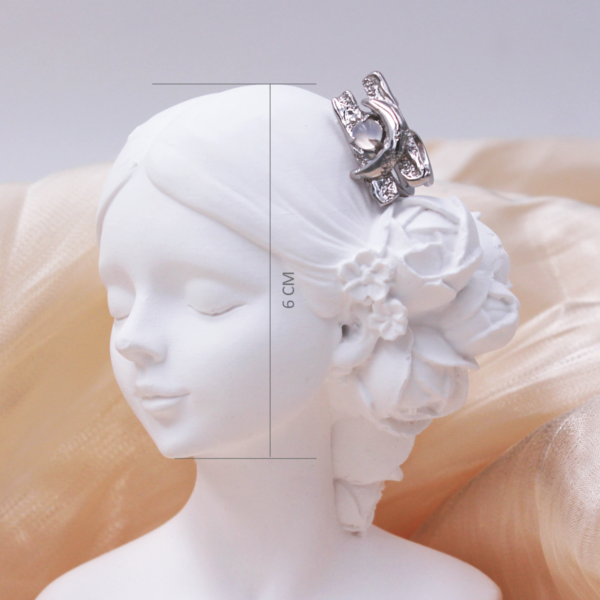 Lunar Glow Sterling Silver Earring with Moonstone - Image 3
