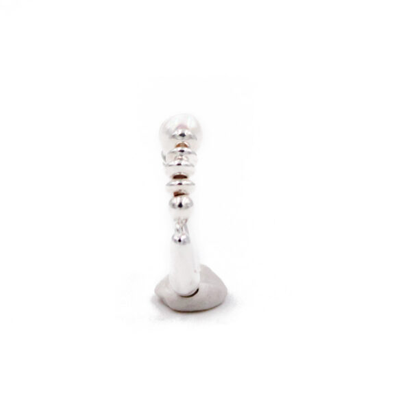 Harmony Sterling Silver Ring with Freshwater Pearls and Beaded Accents - Image 3